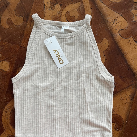 Only Tops - Tank Top Beige